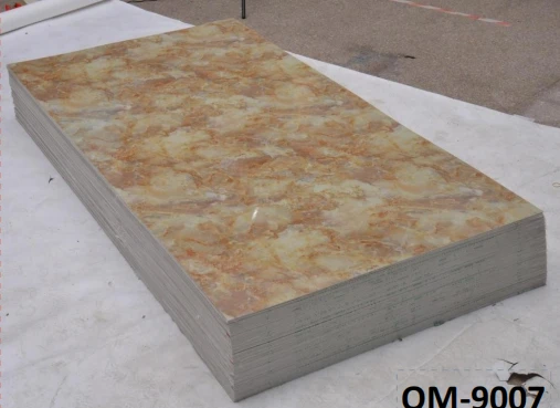 UV Printing PVC Marble Sheet For Wall